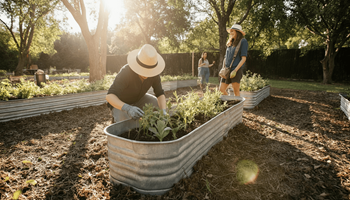 Community harvest garden